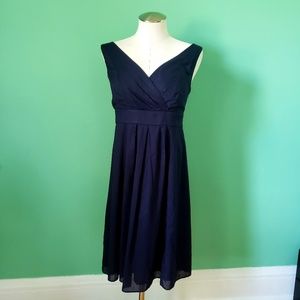Land's End Size 8 Navy Dress